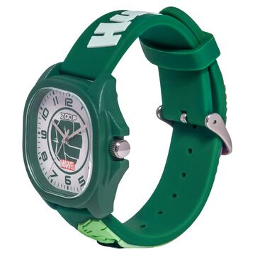 Zoop Marvel Analog Watch with White Hulk Dial & Green Strap for Boys Kids, from House of Titan