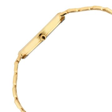 Titan Vintage 18k Gold Analog with Rice Grain Bracelet Watch for Men