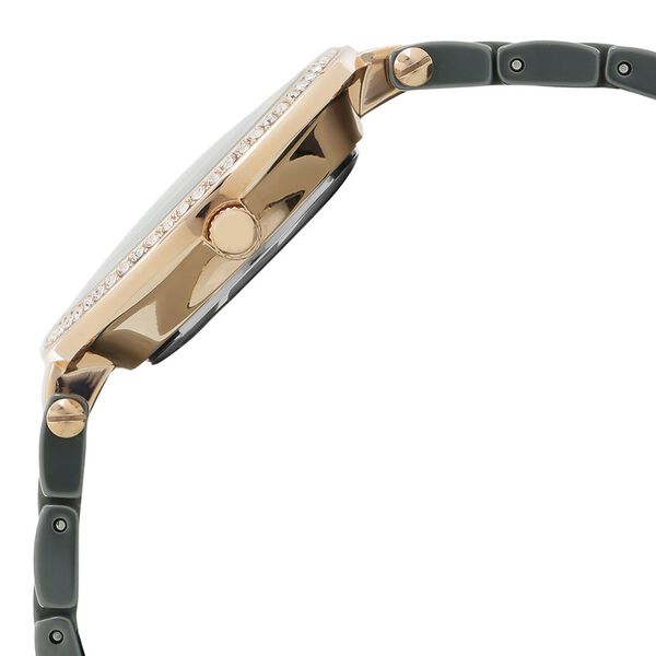 Anne Klein Quartz Analog Mother of Pearl Dial Ceramic Strap Watch for Women - image number 2