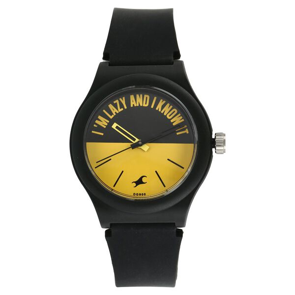 Buy Online Fastrack Tees Quartz Analog Multicoloured Dial Plastic