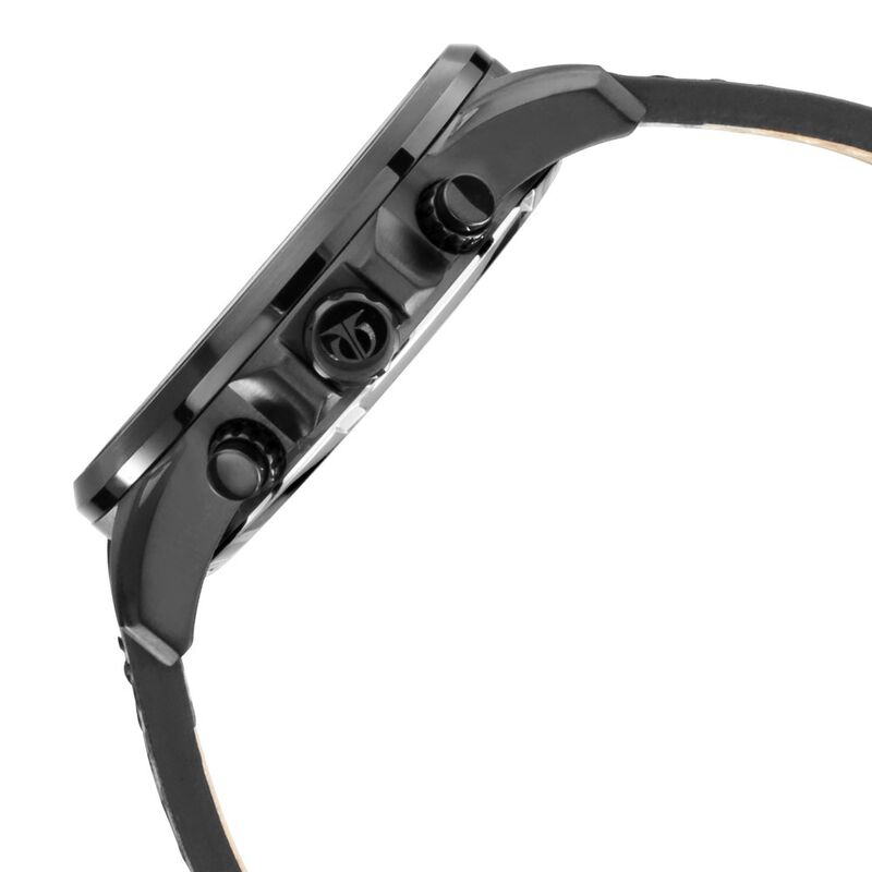 Titan Quartz Multifunction Black Dial Leather Strap Watch for Men - image number 3