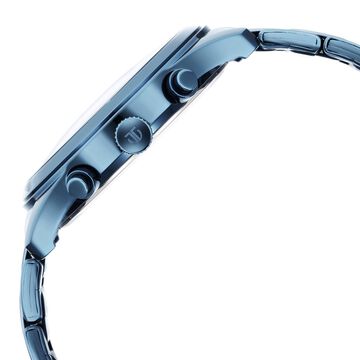 Titan Neo Splash Quartz Analog with Date Blue Dial Blue Stainless Steel Strap Watch For Men