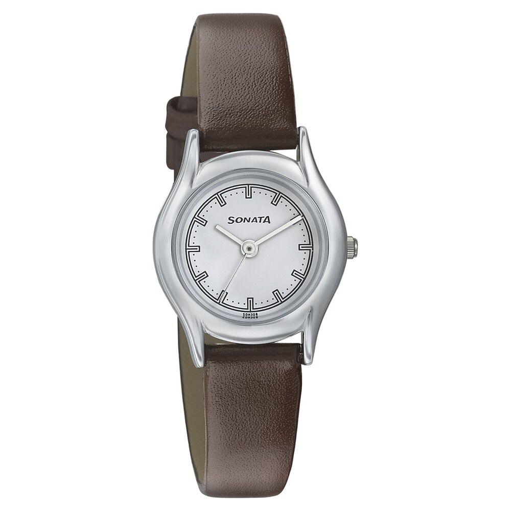Sonata white strap watches shop