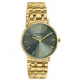 Poze By Sonata Quartz Analog green&nbsp;Dial Golden Stainless Steel Strap Watch For Women - image number 2