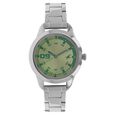 Fastrack Quartz Analog Silver Dial Leather Strap Watch for Girls