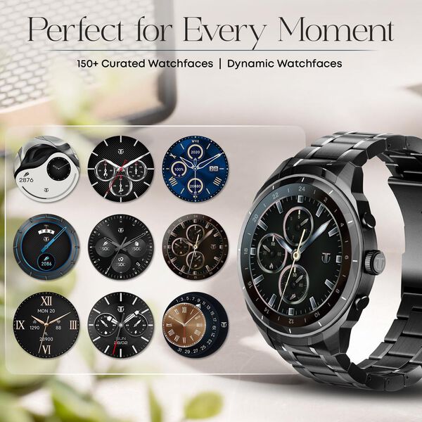 Titan Heritage Premium Smartwatch with All SS Design, 3.6 CM AMOLED Display, BT Calling, Advanced Chipset, Titan Health - image number 5