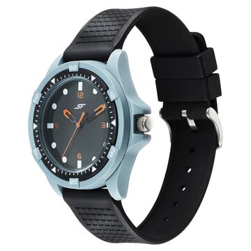 SF Sporty Grey Dial Polyurethane Strap Watch for Men