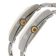 Titan Quartz Analog with Day and Date Silver Dial Stainless Steel Strap Watch for Couple - image number 2