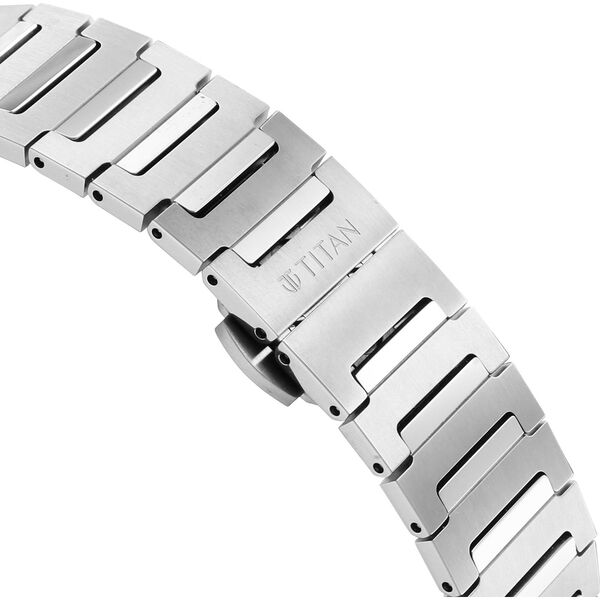 Edge Meister Quartz Analog with Date Brown Dial Black Titanium Strap Watch For Men - image number 7