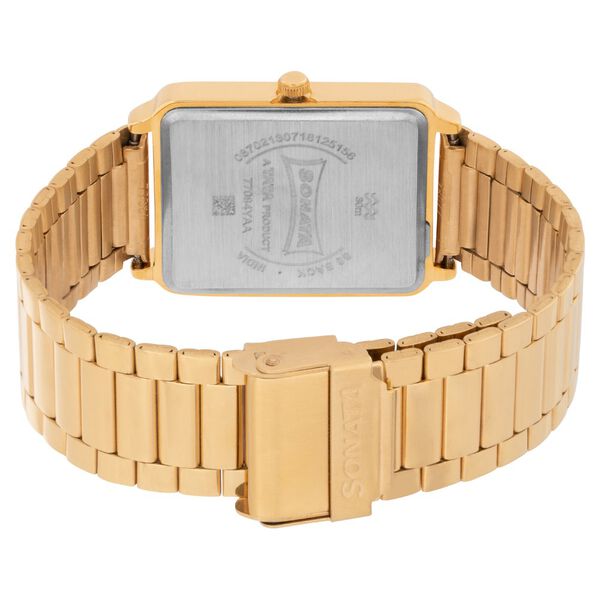 Sonata Quartz Analog Silver Dial Stainless Steel Strap Watch for Men - image number 4