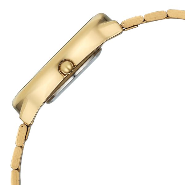 Vyb Enigma By Fastrack Quartz Analog Mother of Pearl Dial Golden Metal Strap Watch For Girls - image number 5