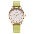 Titan Workwear White Dial Leather Strap Watch for Women