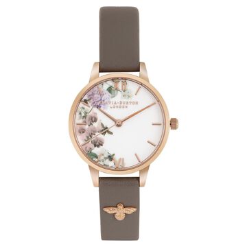 Olivia Burton Quartz Analog White Dial Watch for Women