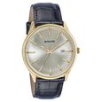 Sonata Wedding Edit Quartz Analog with Date Golden Dial Leather Strap Watch For Men - image number 2