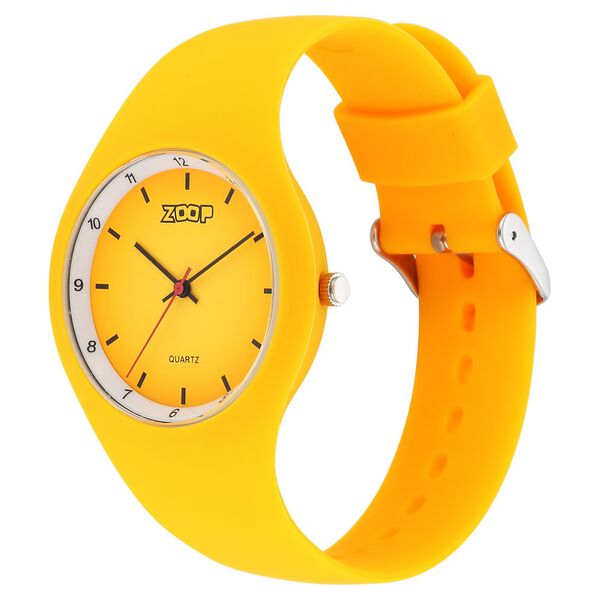 Zoop By Titan Pop Integrated Quartz Analog Yellow Dial Silicone Strap Watch for Kids - image number 2
