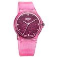 Zoop Glitter Analog Watch with Pink Dial & Pink Strap for Girls Kids, from House of Titan - image number 1