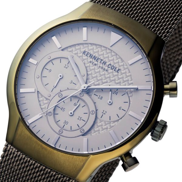 Kenneth Cole Grey Dial Stainless Steel Strap Watch For Men - image number 3