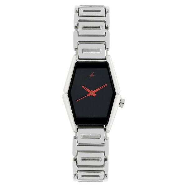Fastrack Quartz Analog Grey Dial Metal Strap Watch for Girls - image number 0