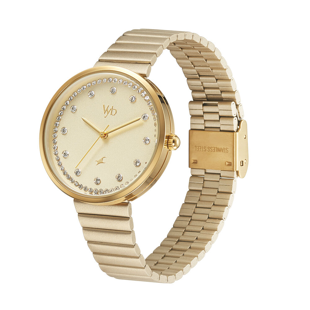Stainless steel back quartz femme sales