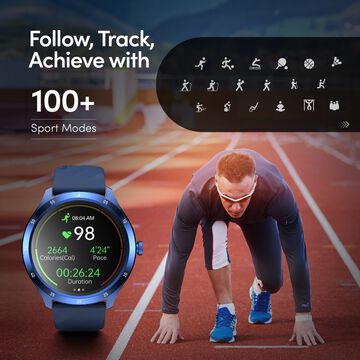 Fastrack Jupiter R2 Smartwatch comes with 3.50 cm Ultra VU TFT Display with 240*240 Pixel Resolution, AI Voice Assistant