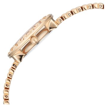 Titan Raga Showstopper Quartz Analog Rose Gold Dial Metal Strap Watch For Women