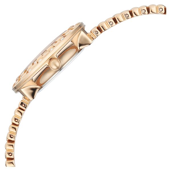 Titan Raga Showstopper Quartz Analog Rose Gold Dial Metal Strap Watch For Women - image number 3
