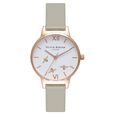 Olivia Burton Quartz Analog White Dial Leather Strap Watch for Women - image number 0