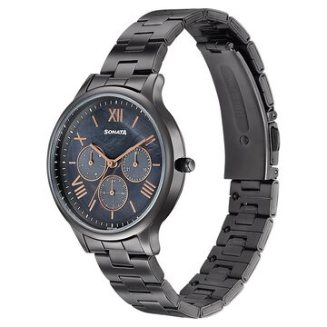 Sonata Women's Work Wear braitiful gun metal Watch - Premium Multifunction design for everyday style