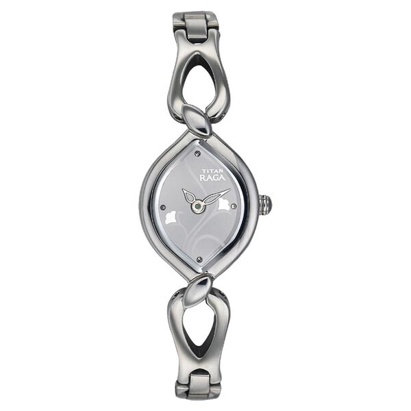 Titan Quartz Analog Silver Dial Watch for Women - image number 0