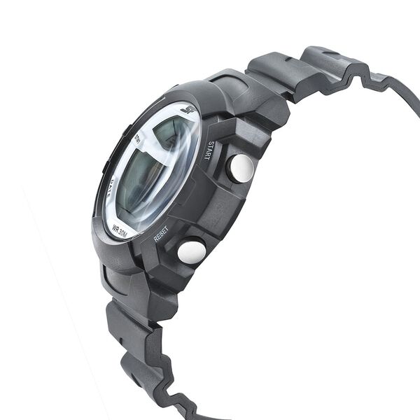 SF Digital Dial Black PU Strap Watch for Men - image number 2
