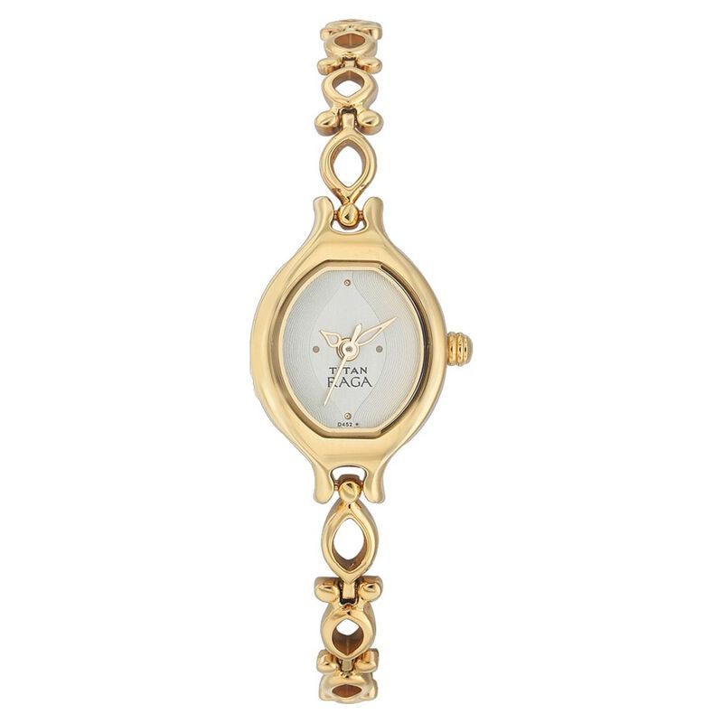 Titan Quartz Analog Champagne Dial Watch for Women - image number 0