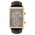 Titan Globe Trotter Anthracite Dual Time Leather Strap watch for Men - image number 0