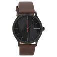 Sonata Knot Blue Dial Leather Strap Watch for Men