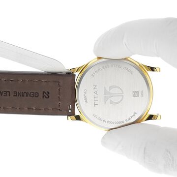 22 mm Brown Genuine Leather Straps for Men