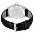 Ducati Quartz Analog Black Dial Black Leather Strap Watch For Men - image number 2