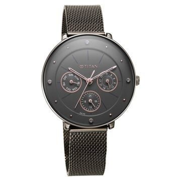 Titan Neo Grey Dial Analog Stainless Steel Strap watch for Women
