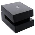 Xylys Swiss Analog with Date Two Toned Stainless Steel And Ceramic Strap Black Dial Watch For Women - image number 4