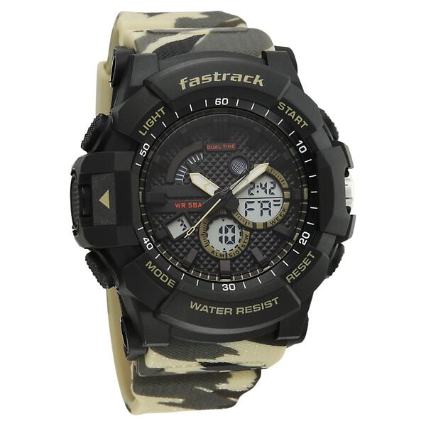 Fastrack Streetstyle Ana Digi watch with Camoflage look for Guys - image number 2