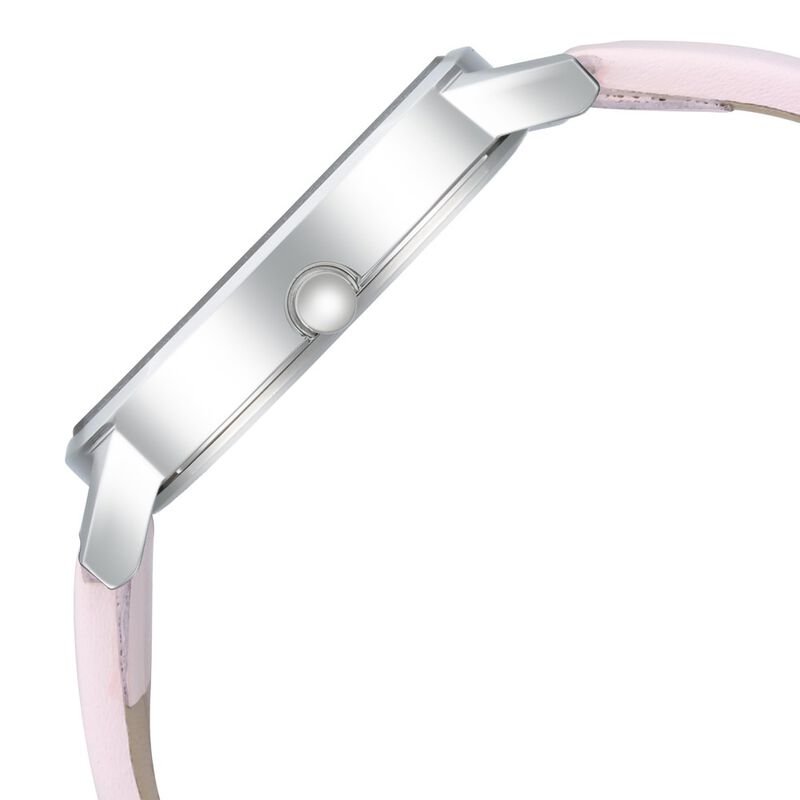 Fastrack Wear Your Look Quartz Analog with Day and Date Pink Dial Leather Strap Watch for Girls - image number 3