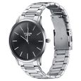 Sonata Poze Quartz Analog Black Dial Silver Color Stainless Steel Strap Watch For Men - image number 3