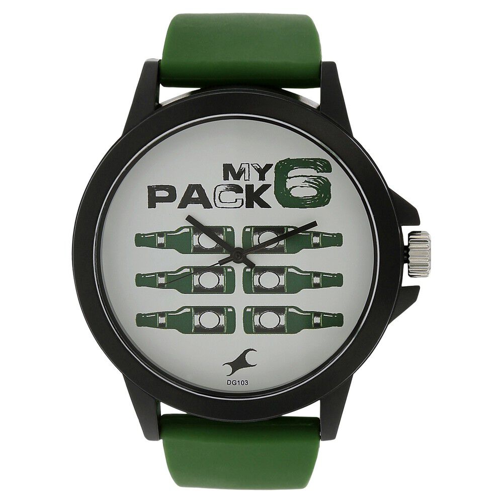 Fastrack plastic strap watch top