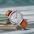 Titan Sapphire Multifunction Quartz Analog with Day and Date Blue Dial Leather Strap Watch for Men