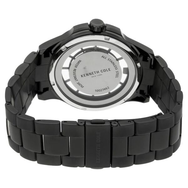 Kenneth Cole Quartz Analog with Date Black Dial Stainless Steel Strap Watch for Men - image number 3