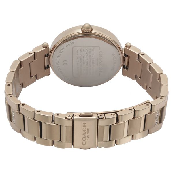 Coach Quartz Analog White Dial Stainless Steel Strap Watch for Women - image number 4