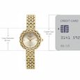 Titan Raga Showstopper Quartz Analog Champagne Dial Metal Strap Watch For Women - image number 5