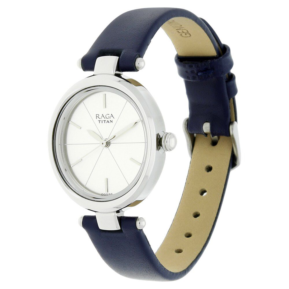 Titan raga watches leather strap on sale