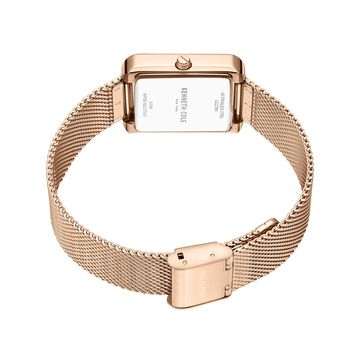 Kenneth Cole Quartz Analog Silver Dial Stainless Steel Strap Watch for Women