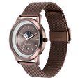 Titan Crescent Brown Dial Analog Stainless Steel Strap watch for Men - image number 2