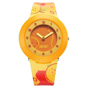 Zoop Analog Watch with Yellow Dial & Yellow Strap for Girls Kids, from House of Titan