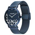 Coach Quartz Analog Blue Dial Stainless Steel Strap Watch for Women - image number 1